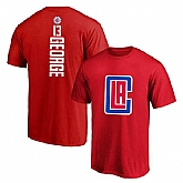Los Angeles Clippers 13 Paul George Red Nike T-Shirt,baseball caps,new era cap wholesale,wholesale hats